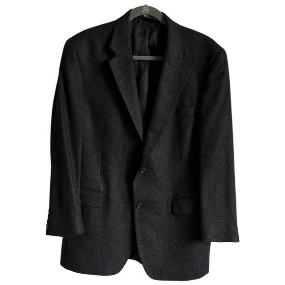 Jos. A. Bank Other - Jos. A. Bank Men's 100% Cashmere Blazer 42R Charcoal Grey 2 Button Vintage